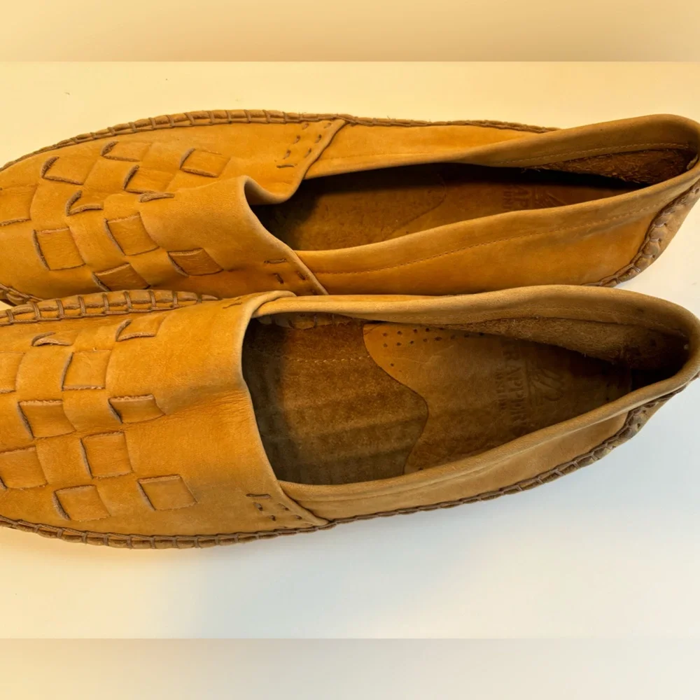 FINAL! NWOT! MEN’S GENUINE LEATHER SUEDE WHIP STITCHED MOCCASIN LOAFER SHOES - Picture 7 of 9